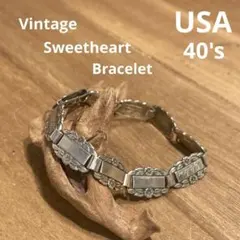 USヴィンテージ スイートハートブレスレット ジュエリー スウィート米 