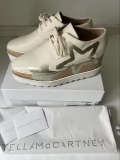 ステラマッカートニー エリスペインテッドスター プラットフォームシューズ