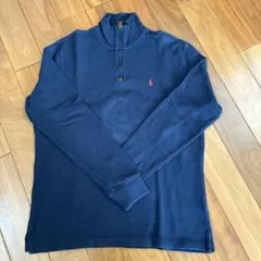 Polo Ralph Lauren ネイビー スタンドカラー、トレーナー M