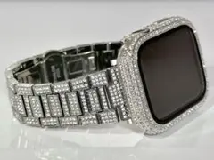 fs0アップルウォッチ　ステンレスベルト キラキラ　Apple Watchバンド