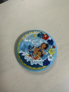ディズニー刺繍缶バッジ リロ＆スティッチのサムネイル