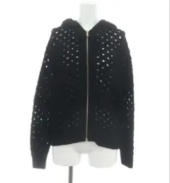 完売モデル★ドゥロワー ロゴ刺繍 サイドジップ コットンカシミヤ裏毛パーカー drawer コットンカシミアパーカー 完売モデル☆ドゥロワー ロゴ刺繍