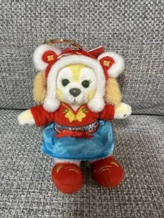 (新品)2022年上海ディズニー新春限定　クッキーアン　ぬいぐるみキーホルダー