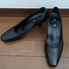 美品　ワコール　サクセスウォーク　パンプス　黒　22.5