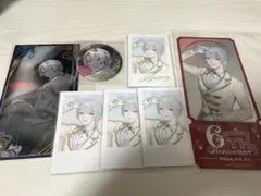 弦月藤士郎 6周年 チケット風カード チェキ 妖怪万化 缶バッジ お札風カード