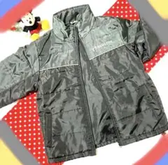 ✨超美品✨ハンテン　中綿ジャケット120㎝　黒×グレー　男の子　カッコいい