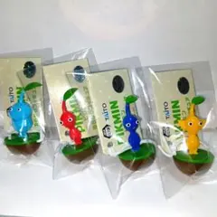 ピクミン　ゆらゆら　フィギュア　4個セット　黄　青　赤　氷