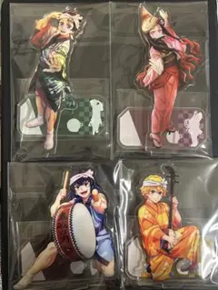 鬼滅の刃 阿波おどり 2025 アクリルスタンドA 4点セット