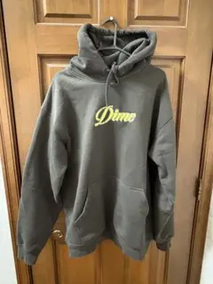 Dime フード付きパーカー オリーブグリーン