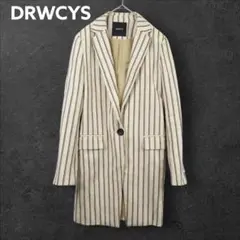 DRWCYS ストライプ ロングジャケット ベージュ系 1サイズ