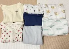 ベビー肌着セット 70センチ 半袖 タンクトップ ロンパースタイプ まとめ売り