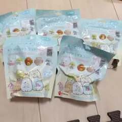 すみっコぐらし　湯ったりすみっコぐらし　水でっぽう　マスコット　5個