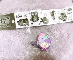 モンチッチ　しなこちゃん　コラボ　ラバー前髪クリップ　ヘアピン