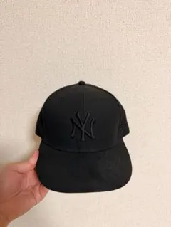 New Era 59FIFTY ブラックキャップ 7 1/4