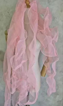 ピンク シフォン ハンドメイド用素材