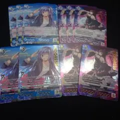 アンジュユナイト優勝プロモ2種(金箔キラver.)各2枚。ノーマル版各3枚付き！