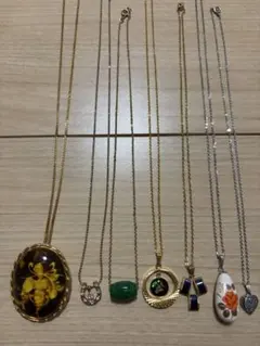 ネックレス 多様なデザイン ゴールド シルバー 7点まとめ