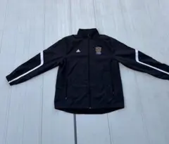 ぽ*様 adidas ブラック ナイロンジャケット Lサイズ