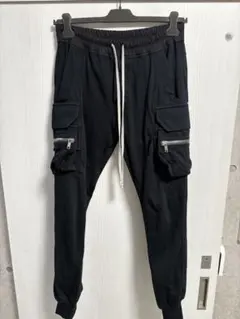 未使用 ブラック ジョガー　パンツ リックオウエンス　完売品　希少 RICK OWENS(リックオウエンス) 20AW カーゴジョグパンツ
