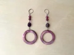 【新品未使用】天然石ピアス✽イヤリング変更可♡天然石イヤリング♡