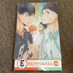 ハイキュー　ハッピーくじ　E賞　BIG アクリルパネル　影山　及川