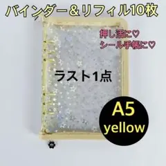 A5 バインダーリフィル10枚付き　推し活　シール手帳　トレカ　ファイル