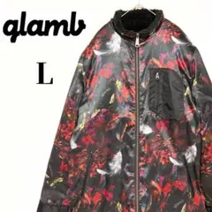 ✨美品✨ glamb グラム リバーシブルボアチャイナジャケット フェザー 羽根