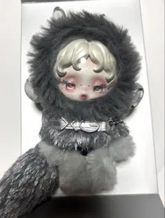 スカルパンダ ラブブ 保護カバー ・ダークグレー 2個セット