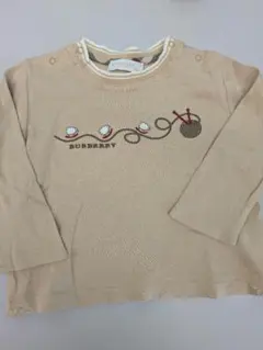 BURBERRY ベージュ 長袖Tシャツ