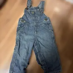 オシュコシュ　12ヶ月用コットンデニムオーバーオール