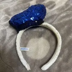 ディズニーカチューシャ　ドナルド　スパンコール