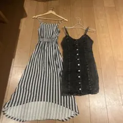 夏服キャミワンピース2点まとめ売り