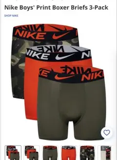 Nike Dri-FIT ボクサーブリーフ 3パック サイズXL レア色アメリカ