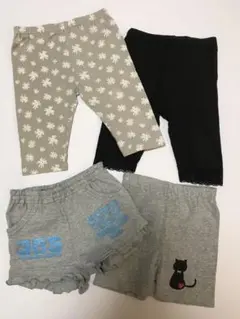 美品　ベビーレギンス 4点セット　90cm95cm 女の子　キッズ
