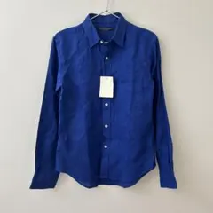 新品！　ジャーナルスタンダード　リネン100%シャツ　長袖　ブルー　S