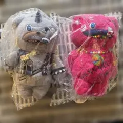 USJ ハミクマパンク、ハミクマキャンディ ぬいぐるみ 2体セットのサムネイル