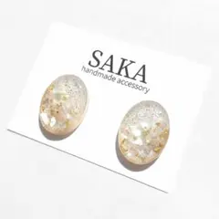 (No.802)ハンドメイドアクセサリー　レジンピアス　イヤリング