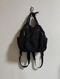 2way リュックサック ブラック ポケット多数