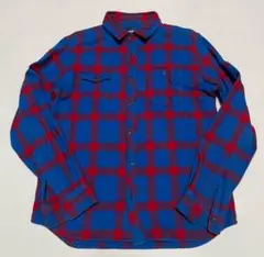 ㋳m2273 XLARGE チェック シャツ ジャケット M