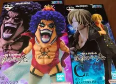 一番くじ　ワンピース　イワンコフ＆サンジフィギュア＋下位賞まとめ売り