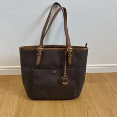 MICHAEL KORS ダークブラウン トートバッグ