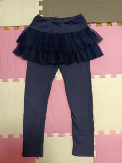 Bee チュール付きスカッツ ネイビー 140cm