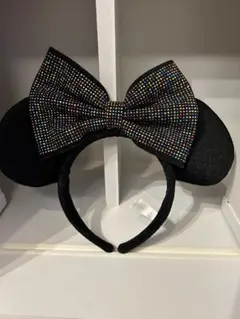 【週末限定値下げ・ディズニーリゾート】ミニーマウス カチューシャ ビジュー付き