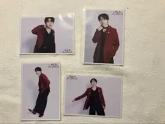 M!LK 吉田仁人　生写真　生誕　26th 4枚セット　赤衣装