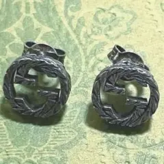 廃盤品】GUCCI グッチ アラベスク ハート ピアス SILVER925 - メルカリ