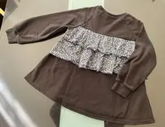 バック花柄フリルトレーナー　ブランシェス　ZARA プティマイン