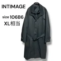INTIMAGE メンズ　シンサレート 中綿入り ロングコート XL　ブラック