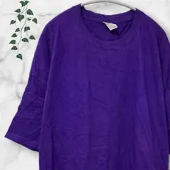 ギルタン 無地 半袖 Ｔシャツ クルーネック ビッグサイズ 3XL 紫 綿 旅行のサムネイル