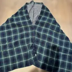 ミキハウス　チェック柄授乳ケープ・授乳カバー
