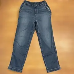 美品　UNIQLO デニム　ジーンズ　ストレートパンツ 140cm